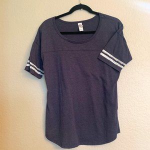 Blue Cotton Short Sleeve